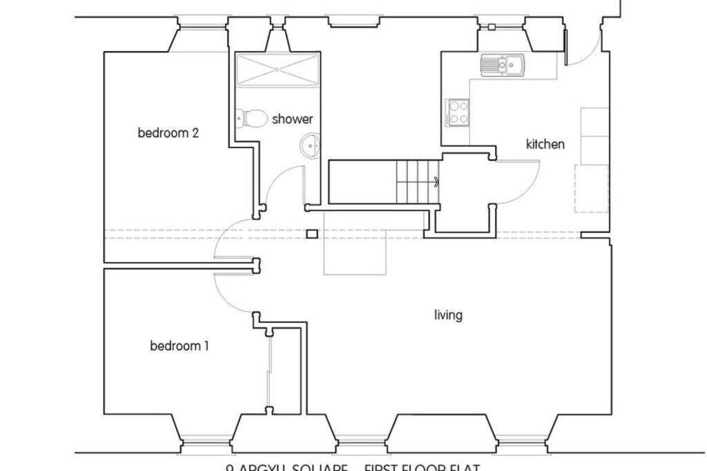 Argyle Square Apartment Oban Buitenkant foto